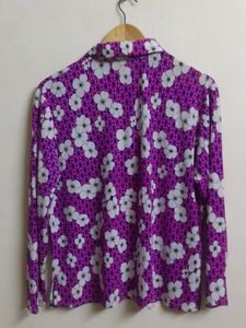 Beautiful Flower Print Shirt Top