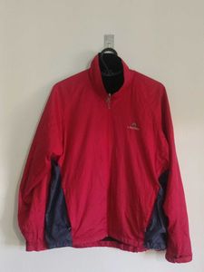 Men's Red & Navy Track Jacket