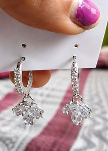 Sparkling Crystal Drop Earrings