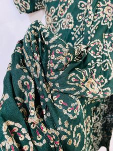 Elegant Green Embellished Kurta Set