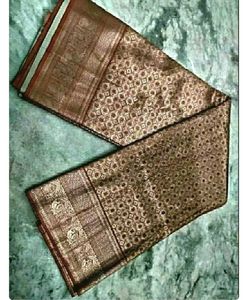 Lavender Color Banarasi Silk Sar