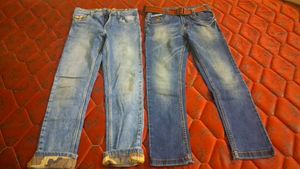 Two pairs of jeans