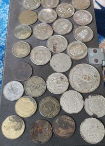 rare old Vintage token Coin Collection  (29 pcs )