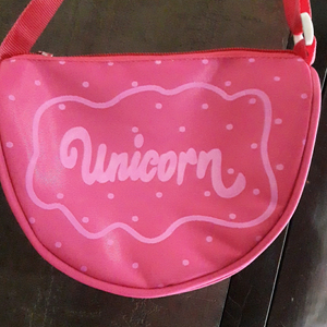 Unicorn  lil messenger  bag