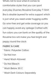 34C Padded Bra (Non-wired)