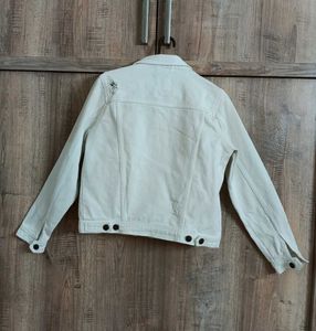 DISTRESSED WHITE JACKET
