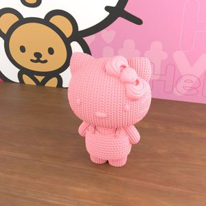 Cute Pink Hello Kitty Figurine