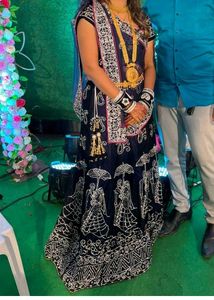 ✨ Royal Navy Blue Lehenga