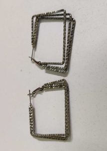 Set of 4 Geometric Hoop Earrings