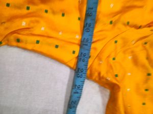 PRICE REDUCED Yellow Silk Kurti