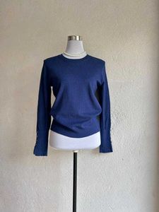 Y2k Blue Sweater