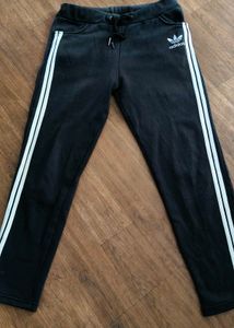 Adidas Joggers with White Stripes