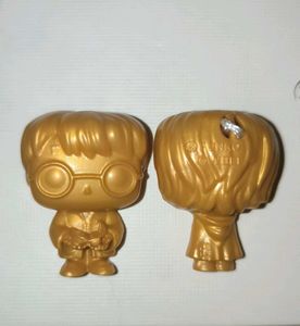 Golden Harry Potter and cho chang Funko Pop Figure