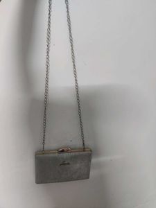 Lavie Silver Textured Clutch