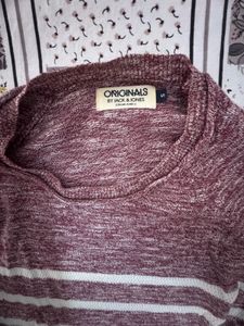 Jack &amp; Jones Men's Striped Knit Sweater