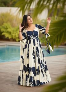 Chic Floral Print Maxi Dress