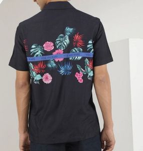Rare Rabbit Men's Floral Print Resort Shirt