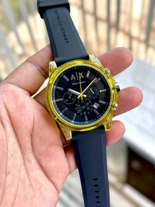Armani Exchange Black Chronograph Watch