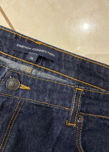 French Connection Baggy Dark Wash Denim Jeans