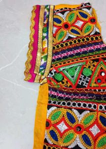Traditional Gujarati Style Lehenga Choli Set