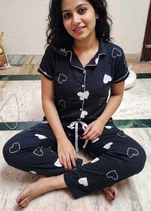 Comfortable Heart Print Pyjama Pants