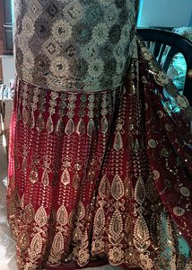 Beautiful Bridal Lehenga Saree