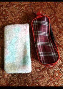 Cute Rainbow Unicorn Plush Pouch