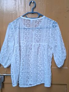 White Pinteresty Top