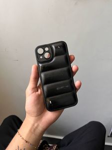 Stylish Black Padded iPhone Case