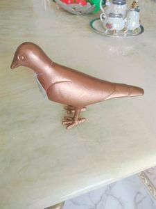 Homecenter Metal Bronze Bird Figurine