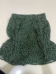 Chic Polka Dot Mini Skirt