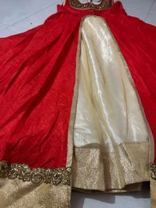 Elegant Red gown 2 in one