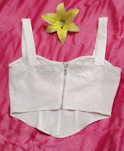 Chic White  stylish Corset