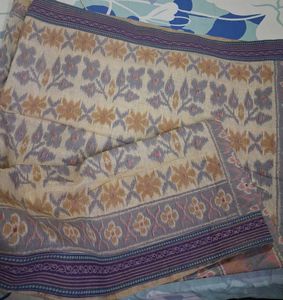 Elegant Floral Print Saree