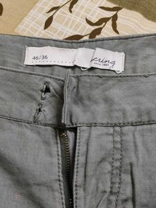 Grey Casual Shorts