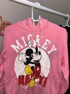 Mickey Mouse Pink Hoodie