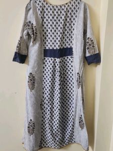 Printed A line  Cotton Kurti