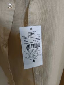 New Shein Brand Mens Full Sleeves Cotton Shirt