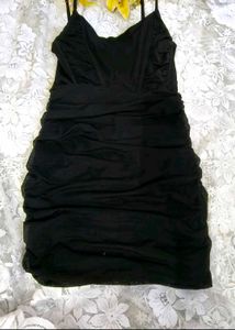 Chic Black corset Bodycon Mini Dress