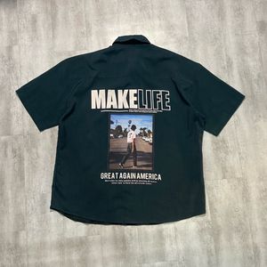 Cool Graphic Print Short Sleeve Shirt