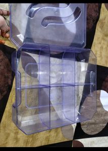 Acrylic Storage Box - Clear Organizer 6 compartmen