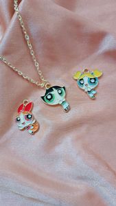 COMBO of Power Puff Girls  Pendants