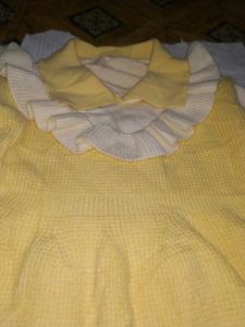 Cute Yellow Knit Dress (4-5 Y)