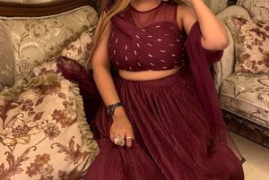 Neww Hooded Designer Blouse And Choli Lehenga
