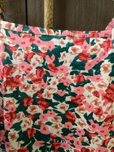 Floral Print Mini Dress