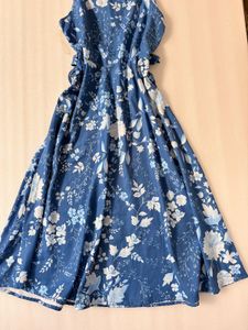 Beautiful Blue Floral Dress