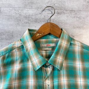 Men's Plaid Short Sleeve Shirt
