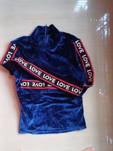 nevy Blue Velvet Tracksuit Set/co ords