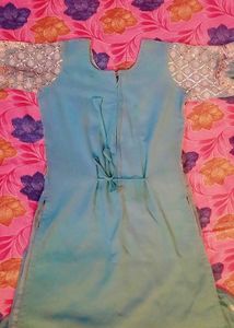 Women's Turquoise Palazzo Pants
