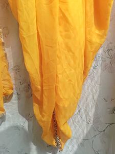 haldi outfit Yellow Kurta Set with Dupatta